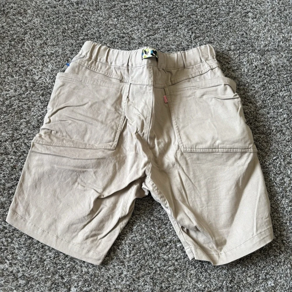 Chums Stretch Camping Short Belted Cargo Khaki Short Beige Men's Medium‎